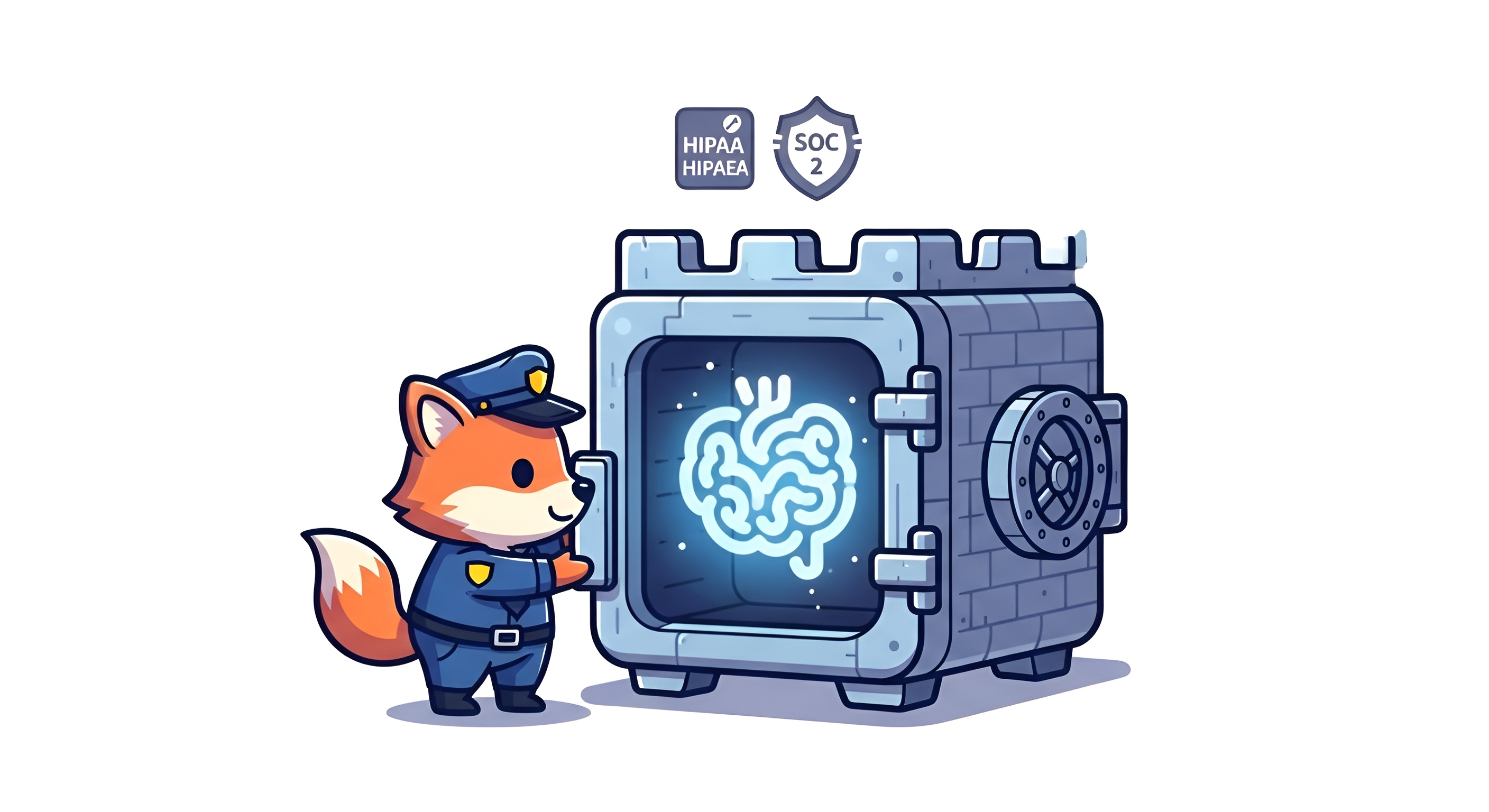 HIPAA SOC2 Compliance Illustration