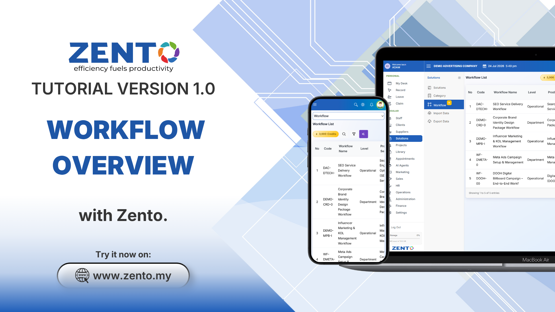 8.3 Workflow